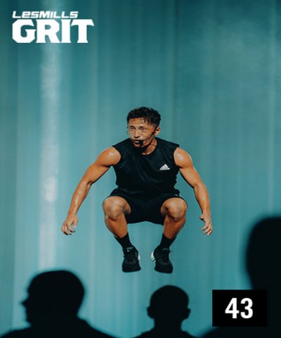 Hot Sale LesMills GRIT CARDIO 43 CD, DVD, Notes