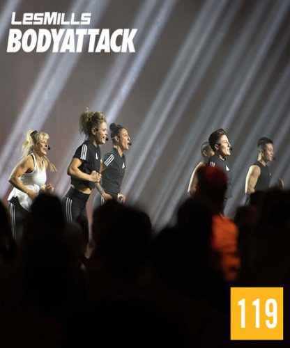 Hot Sale LesMills BODY ATTACK 119 Releases DVD CD Notes