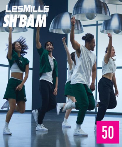 Hot Sale LesMills SHBAM 50 Releases CD DVD Notes