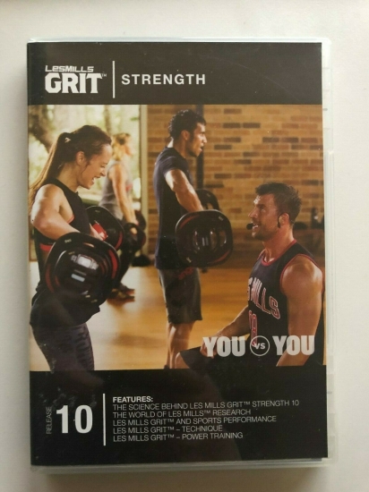 Les Mills GRIT STRENGTH 10 CD, DVD, Notes hiit training - Click Image to Close