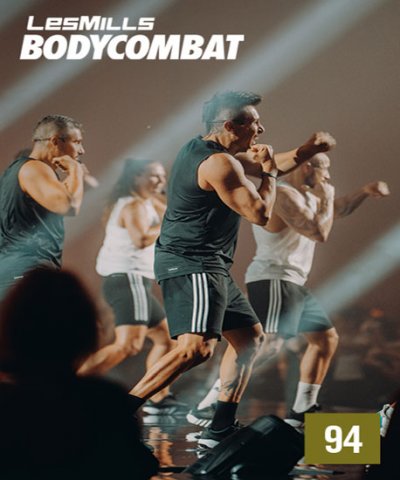 Hot Sale Les Mills BODYCOMBAT 94 Releases CD DVD Notes