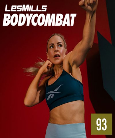 Hot Sale Les Mills BODYCOMBAT 93 Releases CD DVD Notes