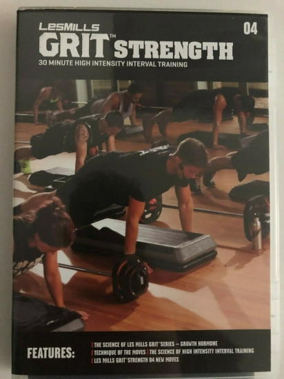 Les Mills GRIT STRENGTH 04 CD, DVD, Notes hiit training - Click Image to Close