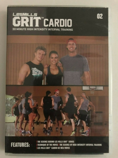 Les Mills GRIT CARDIO 02 CD, DVD, Notes Hiit Training - Click Image to Close