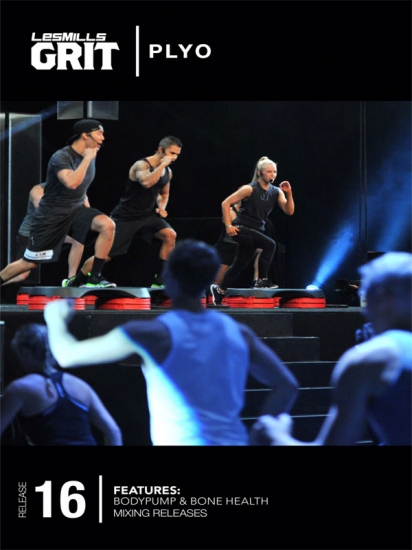 Les Mills GRIT Plyo 16 CD, DVD Notes Hiit Training - Click Image to Close