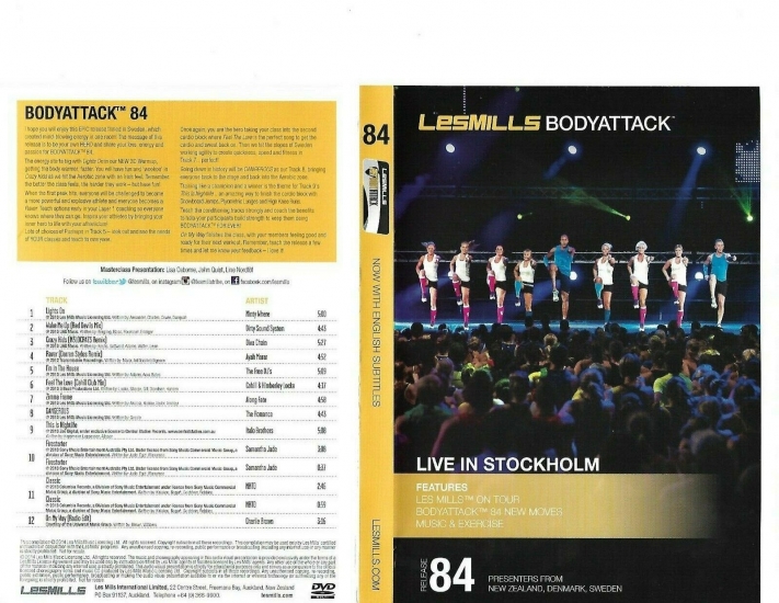 BODY ATTACK 84 Releases BODYATTACK84 DVD CD Instructor Notes - Click Image to Close